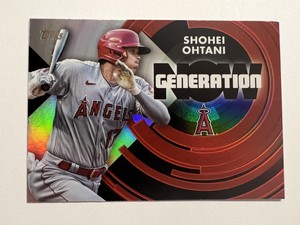 2022 Topps Series 1 Shohei Ohtani Topps Generation Now #GN-6 Insert Rainbow Foil