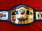 Nwa Gom Globe Worlds Heavyweigt Wrestling Belt 4Mm Zinc & 24K Gold Plated