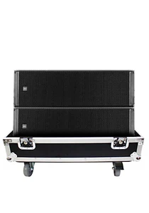 Prox ATA Road Case w/ Wheels fits 2 RCF HDL 20-A Line Array Speakers - Picture 1 of 5