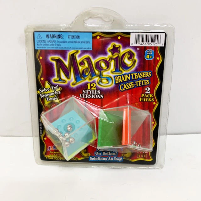 Ja-Ru Magic brain teaser Casse-Tetes 2 pack