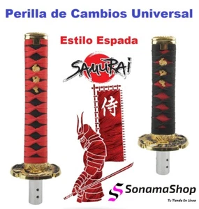 ✔️ Perilla de Cambio Universal para coche Pomo al Estilo Samurái de 20 y 26 cm �️ - Imagen 1 de 16