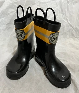 Gymboree fire truck rubber boots size 12 Fire Rescue 54 - Picture 1 of 5