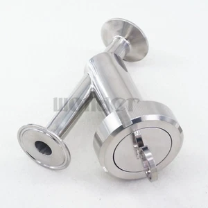 Fit 19mm Pipe OD 1.5" Tri Clamp SUS304 Sanitary Y Type Strainer Filter Home Brew - Picture 1 of 4