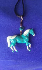 Collar Breyer Mini Whinnie Personalizado Roble Turquesa Espíritu - Imagen 1 de 4