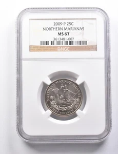 MS67 2009-P Washington Quarter Northern Marianas NGC *5750 - Picture 1 of 3