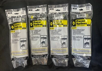 Sakrete 8 picos de pavimentadora anclajes borde paisaje #5762 total 32 piezas (cantidad 4) ~ Nuevo Foto 1 de 2