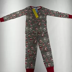 New Dead Tired Kids Two Piece Pajamas Set Monkey, 100% Cotton Size XS - Picture 1 of 4