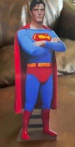 Superman Movie Christopher Reeves Superhero Tabletop Standee 10" Tall - Picture 1 of 2