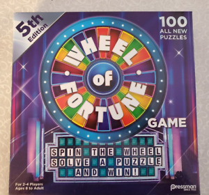 Wheel of Fortune Game: 5th Edition - Spin The Wheel, Solve A Puzzle, New, SEALED