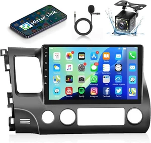 Podofo for Honda Civic 2006-2011 Car Stereo Radio with GPS Navigation 10.1 Inch - Foto 1 di 7