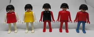 Playmobil Lot 5 Figurines Vintage 3 Hommes 2 Femmes divers Geobra 1974 Klicky - Imagen 1 de 18