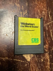 1984 Webster: The Word Game Cartridge for the Commodore 64 - Picture 1 of 22