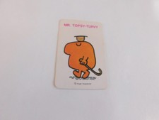 VINTAGE SWAP CARD mr.topsy-turvy/roger hargreaves