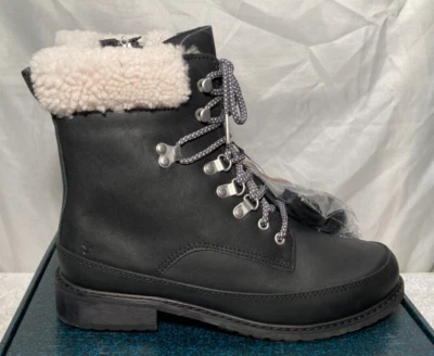 EMU AUSTRALIA Emu Okab Damen-Wanderstiefelette schwarz wasserdicht Lammfell gefüttert UK 8 /41