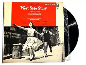 WEST SIDE STORY MONO COLUMBIA MASTERWORKS 6 EYE VINYL LP RECORD ORIGINAL CAST. - Picture 1 of 9