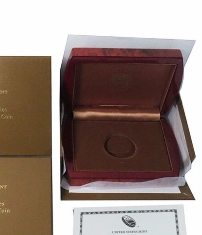 US Mint Box & COA 2013-W $10 Gold FIRST Spouse Edith Roosevelt PROOF NO COINS Cover