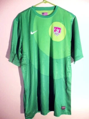 CAMISETA NIKE FUTBOL "USA" MANGA CORTA VERDE SUERTE/VOLTIO TALLA HOMBRE 2XL [449639-332] Foto 1 de 4