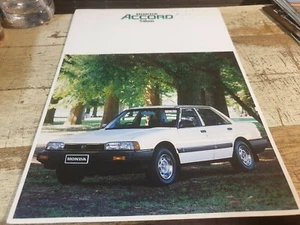 Dec 1984 HONDA ACCORD Saloon  Original  Sales Brochure  - Picture 1 of 3