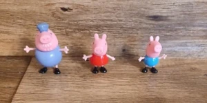 Peppa Pig 3 Piece Toy Figure Set - Picture 1 of 6