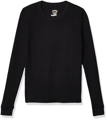 Camisa térmica ligera de doble capa Duofold para niños, negra, mediana Foto 1 de 3