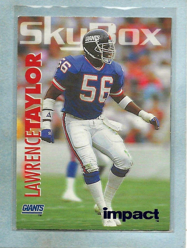 LAWRENCE TAYLOR - 1993 Skybox Impact - "Blue" - #230 - Giants - $1.00 Shipping - Image 1 of 1