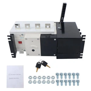 Automatic Transfer Switch 250A 4-Poles AC 110V 220V Grid to Generator Industrial - Picture 1 of 19