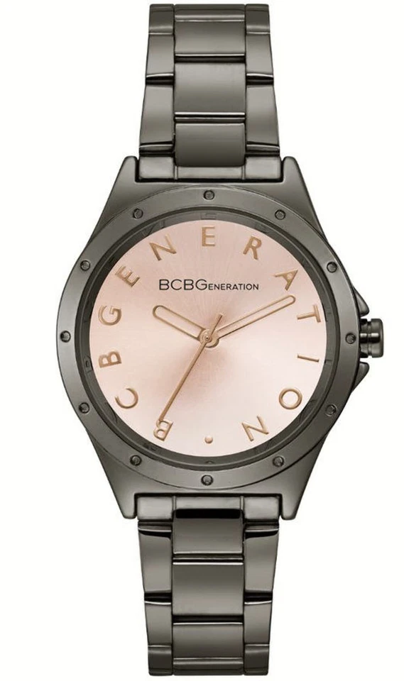 BCBGeneration GN50832004 Women's GUN Tone With Purple Dial steel Watch - Image 1 of 1
