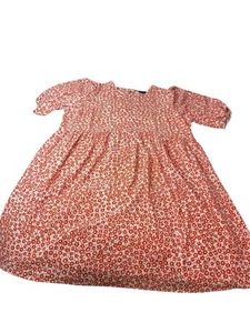 NWT Sz 14 Asos Maternity Dress Red Orange Floral Flowers Summer Spring Light - Picture 1 of 10