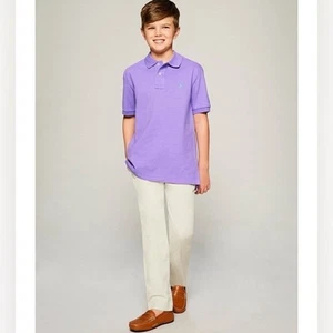 NWT Boy’s Polo Ralph Lauren Khaki Pants “Basic Sand” Sz 8 preppy classic - Picture 1 of 13