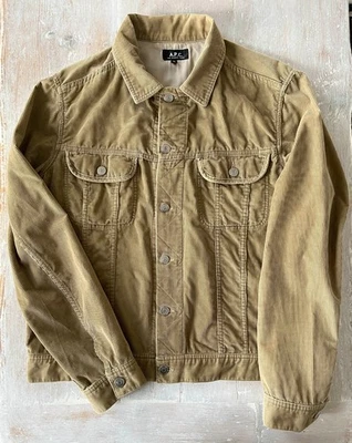 APC Men Khaki corduroy Jacket Size XL - Image 1 of 4