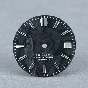 high quality 28.5mm Carbon fiber dial GS mod watch universal divingNH35/NH36 - Picture 1 of 8