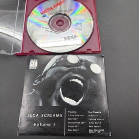 Sega Screams Volume 1 & Bootleg Sampler Sega Saturn Disc Only