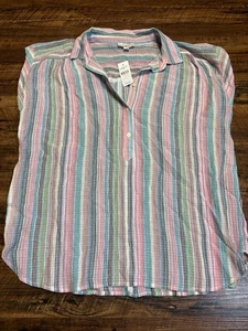 Top mujer loft sin mangas talla M nuevo con etiquetas colorido - Imagen 1 de 5