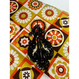 Vintage Black Cast Iron Wall Receipt Hook Hanger USA - Picture 1 of 3