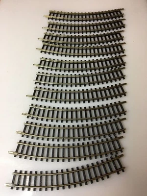 Roco 11 Pack 4" Curved  Track 2402 Brass N Scale Trains - Image 1 of 2