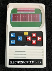 Vintage Electronic Football Handheld Game - Portable - Mattel - Sound - Tested - Picture 1 of 4