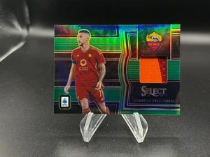 2023-24 Panini Select Serie A Memorabilia Green Prizm 5/5 Lorenzo Pellegrini - Picture 1 of 2