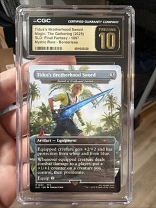 Tidus's Brotherhood Sword SLD 1867 MTG Final Fantasy  CGC Pristine 10 Pop 1 💎 - Picture 1 of 7