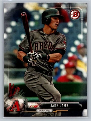 Jake Lamb 2017 Bowman #71 Arizona Diamondbacks Baseball Card - Image 1 of 2