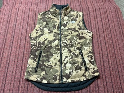 MUJER USADO THE NORTH FACE CREMALLERA CAMUFLAJE PATRÓN CHALECO LIGERO TALLA MEDIANA Foto 1 de 4