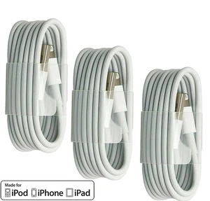 3 Pack 3ft Fast Charger Cable USB Cord Car Charge For iPhone 6 7 8 X 11 12 13 14 - Picture 1 of 10