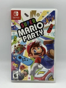 Nintendo Switch Super Mario Party Game w/ case Tested & Working 2018 - Picture 1 of 4