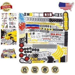 Durable 1085pcs Technic Parts for MOC Projects - Gears, Axles & Joints Included - Picture 1 of 10