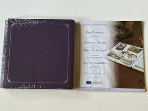 Creative Memories 12 X 12 Purple Album Old Style w/ Pages and Protectors NIP - Picture 1 of 5