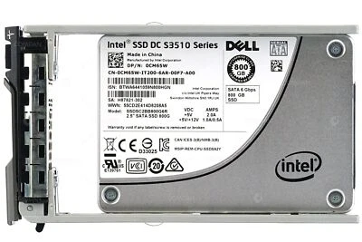 SSD de 800 GB 6 Gbps SATA 2,5" para Dell R620 R720 R720XD R820 R920 R630 R730 R730XD Foto 1 de 2