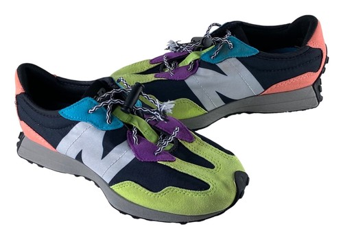 Scarpe sneakers New Balance 327 bambino ragazza taglia 2 Paradise multicolore retrò =