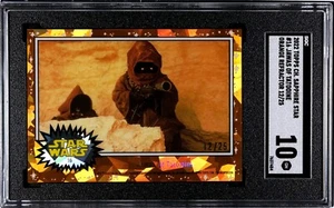 🔥2022 Topps Chrome Sapphire Star Wars "JAWAS OF TATOOINE" #16 Orange /25 SGC 10 - Picture 1 of 2