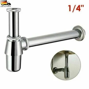 Flaschensiphon Siphon Syphon Geruchsverschluss Für Waschbecken Abfluss Bad Sifon - Bild 1 von 9