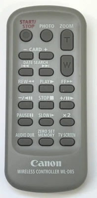 NEW Canon wireless remote control WL D85 DC20 DC230 HG10 DC40 DC220 WL-D85 - Image 1 of 4