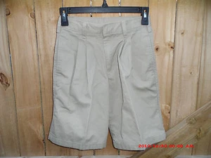 School Apparel Boys Shorts Size 11 Reg Khaki Inseam 8 ½”  - Picture 1 of 3
